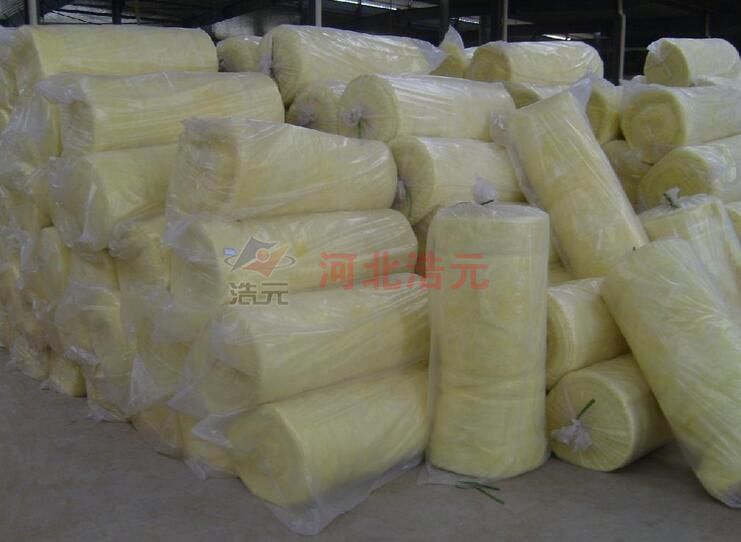 High temperature use of glass wool